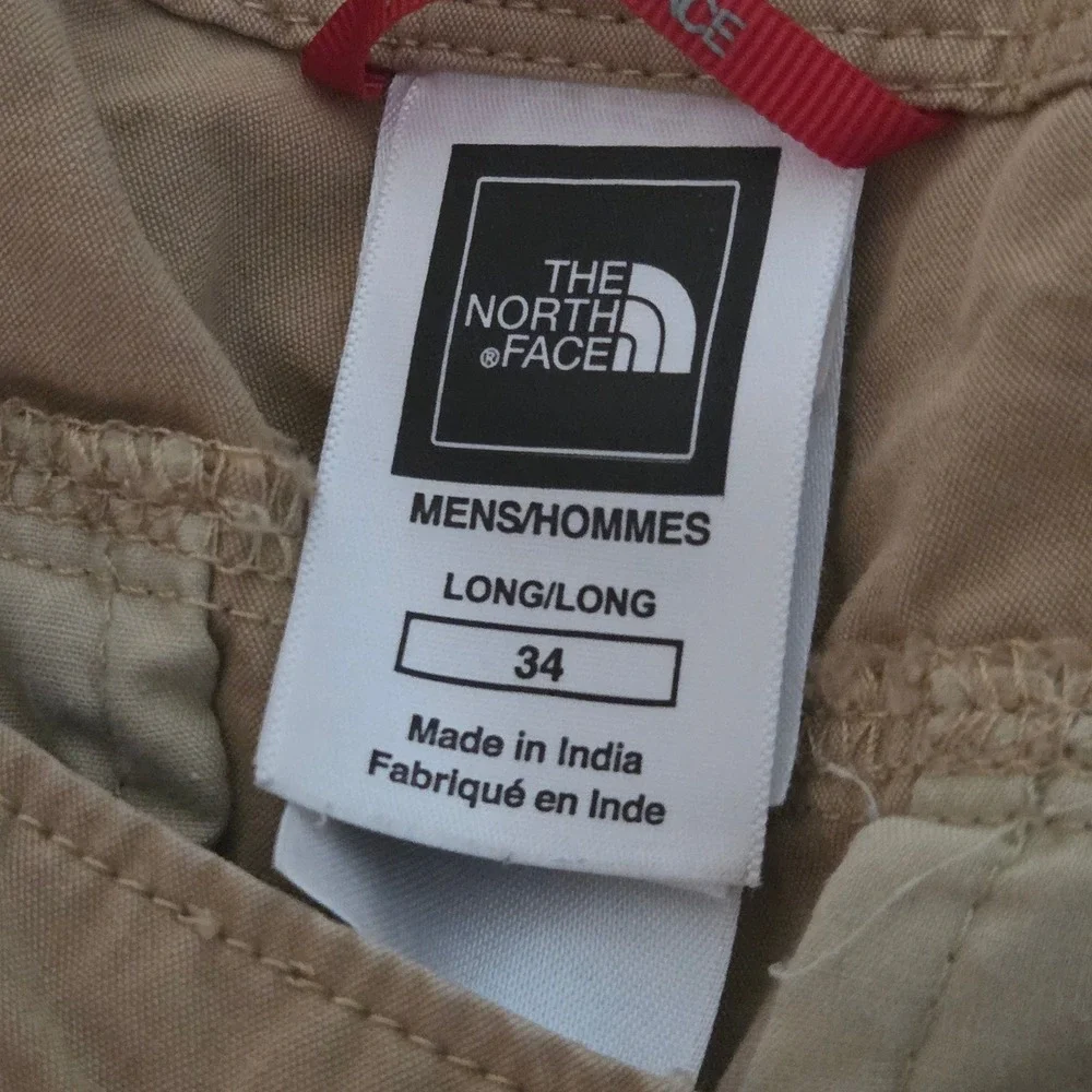 The North Face Shorts‎ Men 34 Tan Casual Hiking Lightweight Flat Front